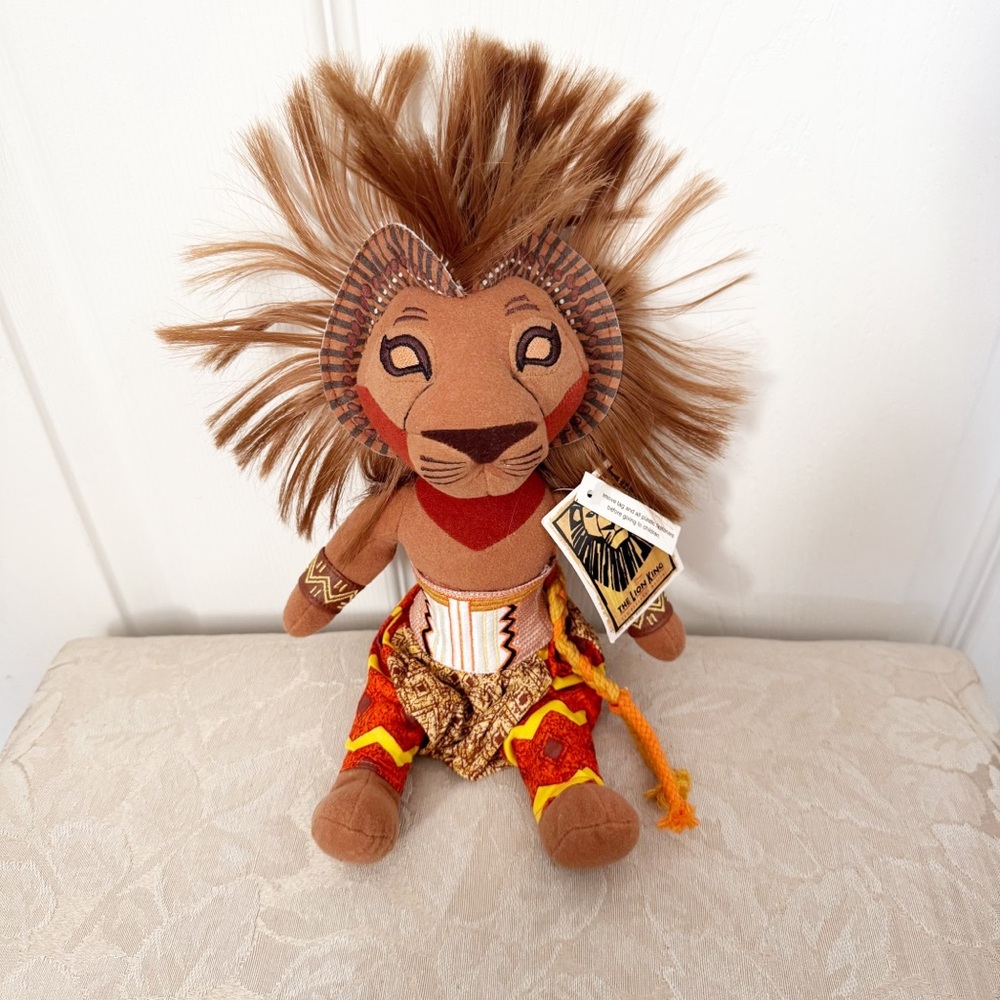 The Lion King The Broadway Musical Disney SIMBA Lion Plush Toy Doll NWT